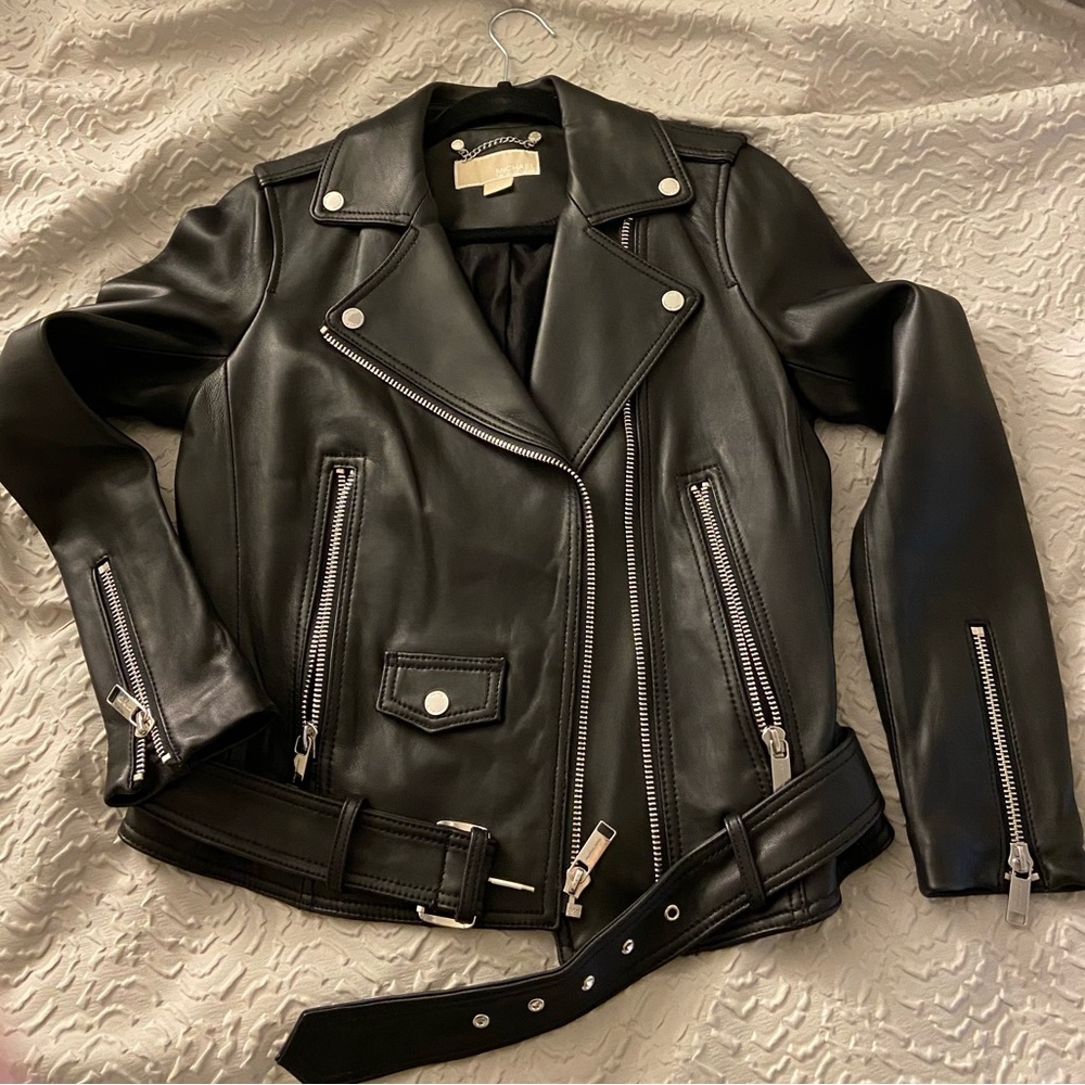 BRAND NEW! Michael Kors Genuine Leather Jacket